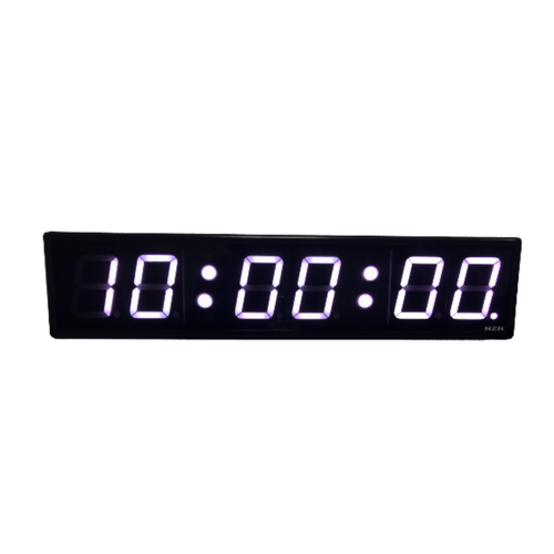 NZN® 10CM White  LED Digital Clock HH:MM:SS