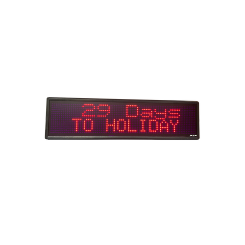 NZN® 10CM (Indoor) RED Wireless LED Digital Message/Time/Date Display