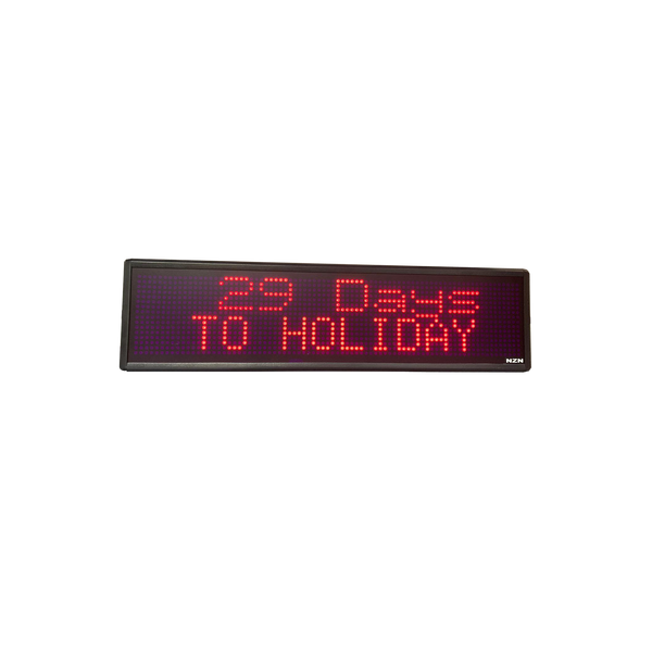 NZN® 10CM (Indoor) RED Wireless LED Digital Message/Time/Date Display