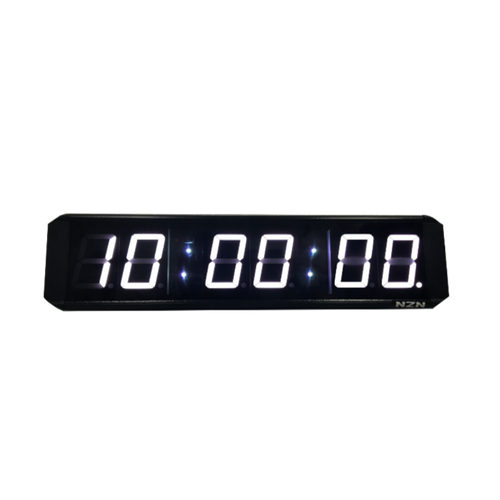 NZN® 6CM White LED Digital Clock HH:MM:SS
