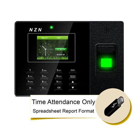 Time Attendance Reader, Fingerprint Reader, Facescan, Reader, Biometric, Excel Report for Attendance