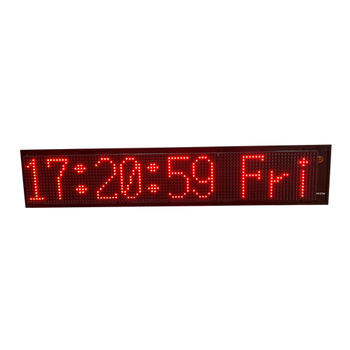 NZN® 10CM (Outdoor) RED Wireless LED Digital Message/Time/Date Display