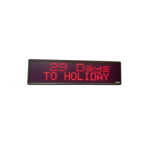 NZN® 10CM (Indoor) RED Wireless LED Digital Message/Time/Date Display