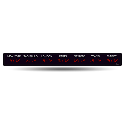 Bode Time Clocks BODET Timezone Clock - BDE Tech