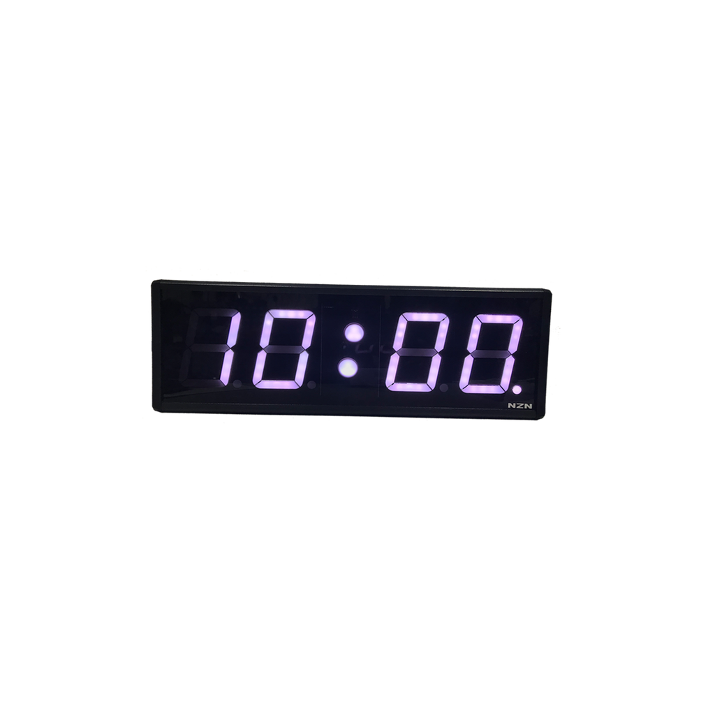NZN® 10CM White  LED Digital Clock HH:MM